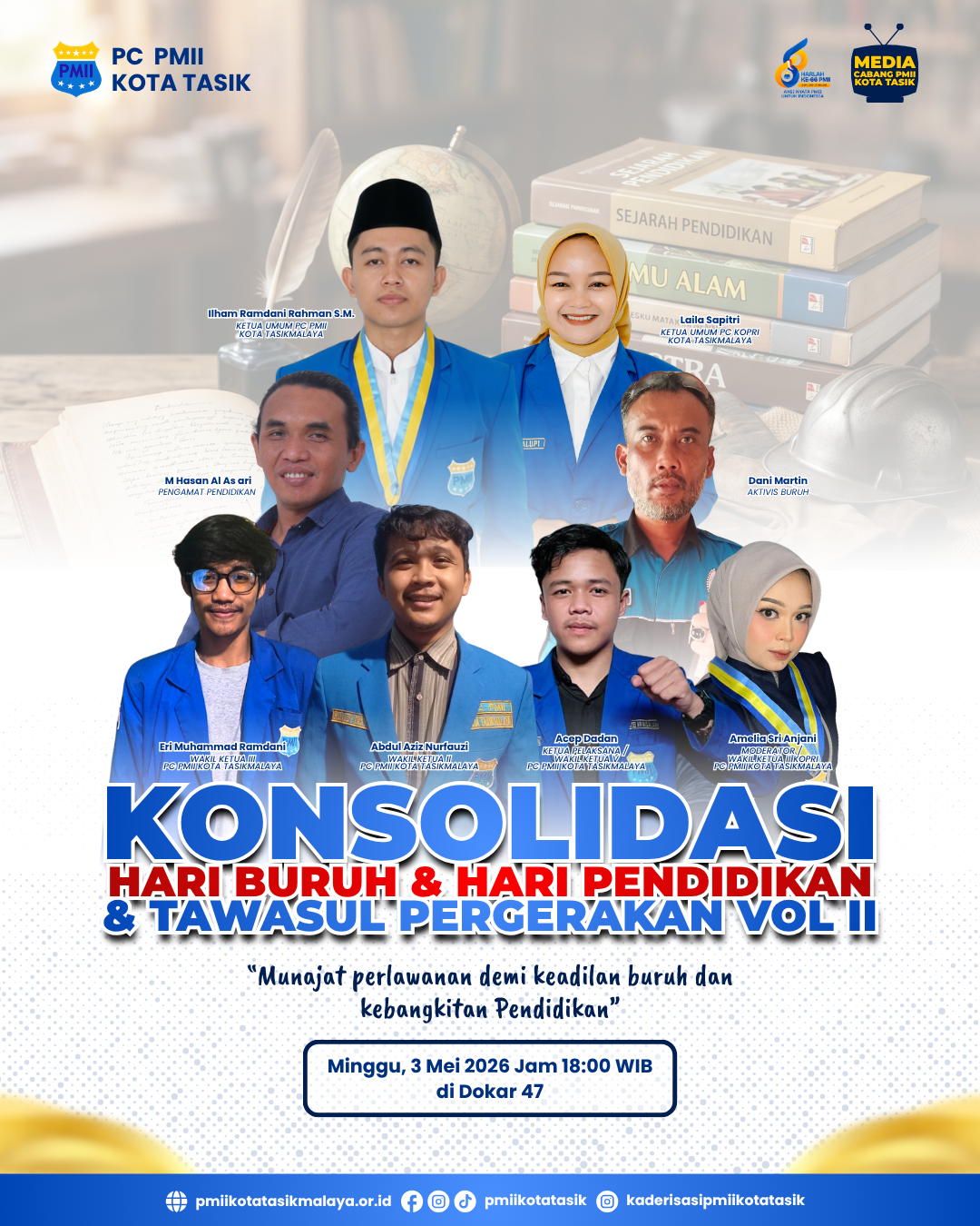 PC PMII Kota Tasikmalaya Gelar Konsolidasi Refleksi Keadilan Buruh dan Pendidikan