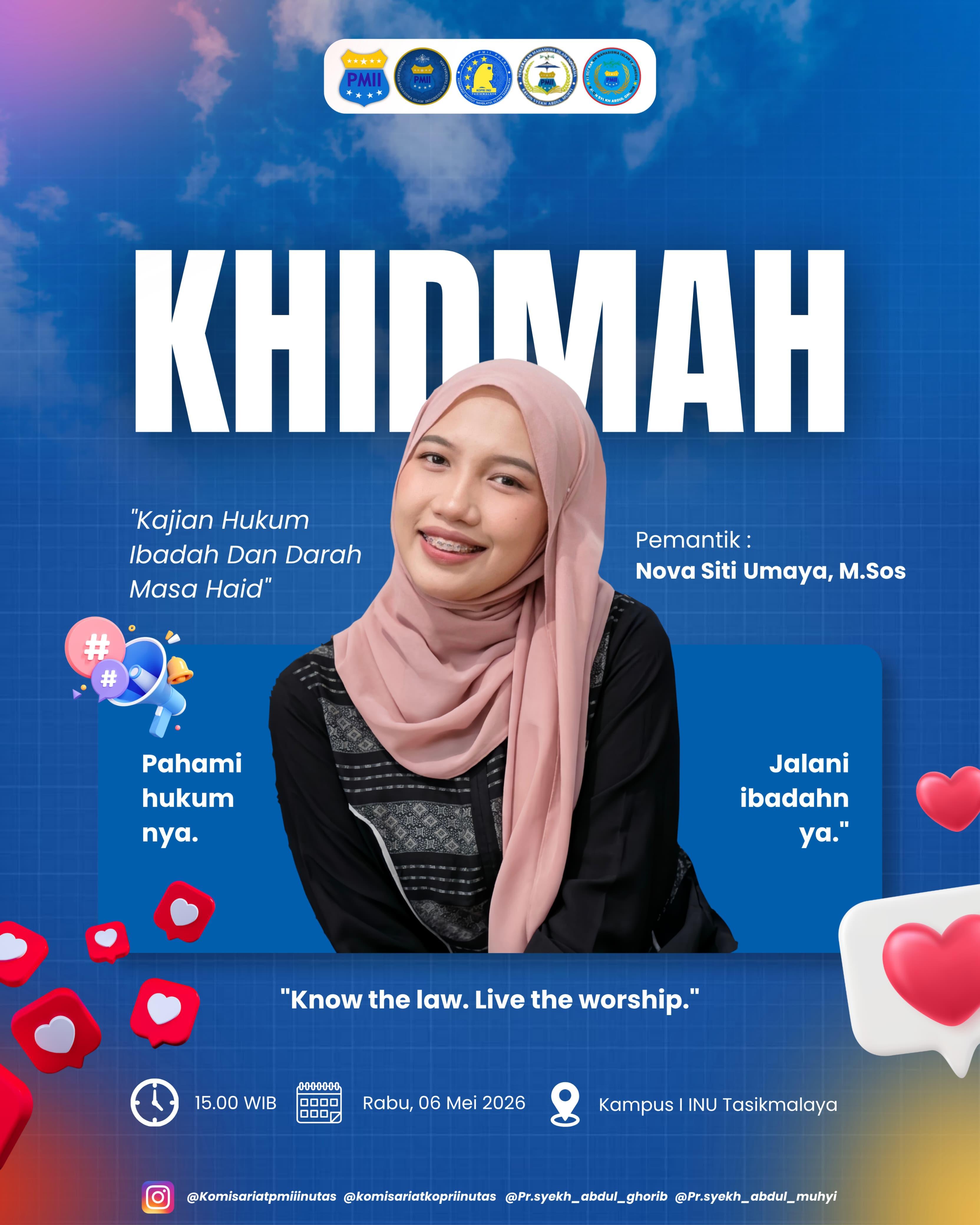 KOPRI INUTAS Gelar Kajian KHIDMAH Untuk Ibadah Tertata